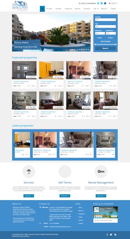 Sharm Properties Website 